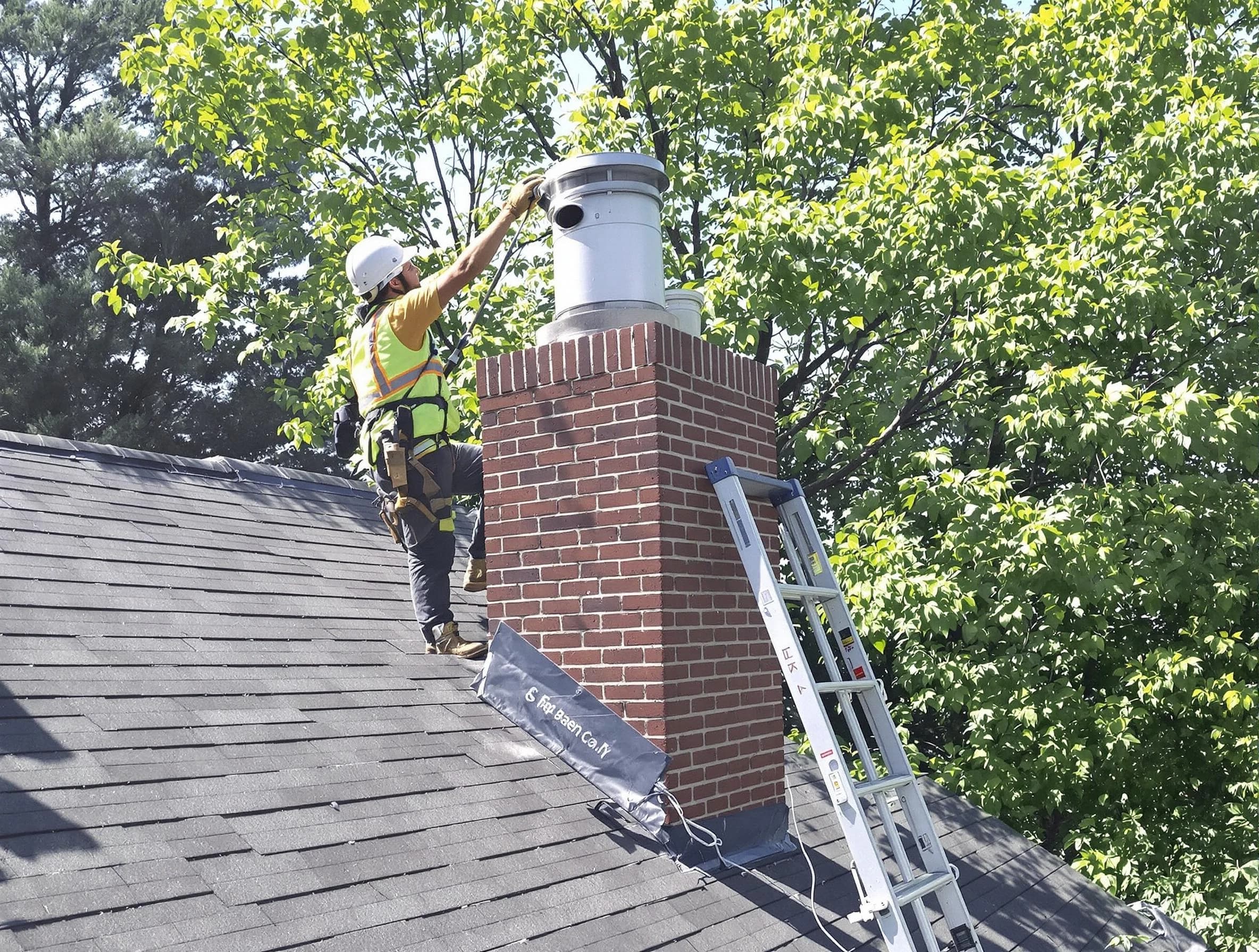 Chimney liner inspection by Dickson Chimney Sweep in Dickson, TN