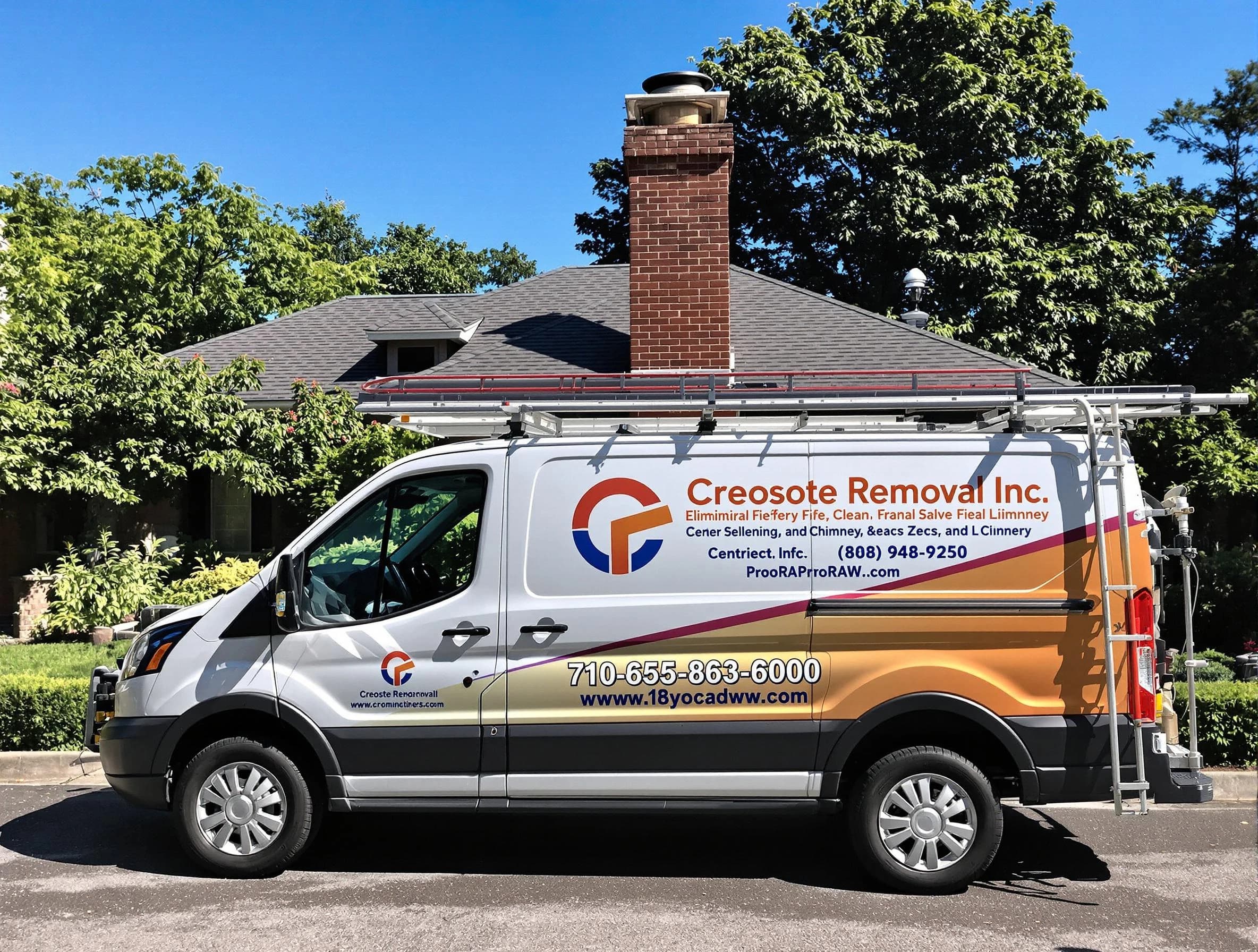 Dickson Chimney Sweep technician removing creosote safely in Dickson, TN