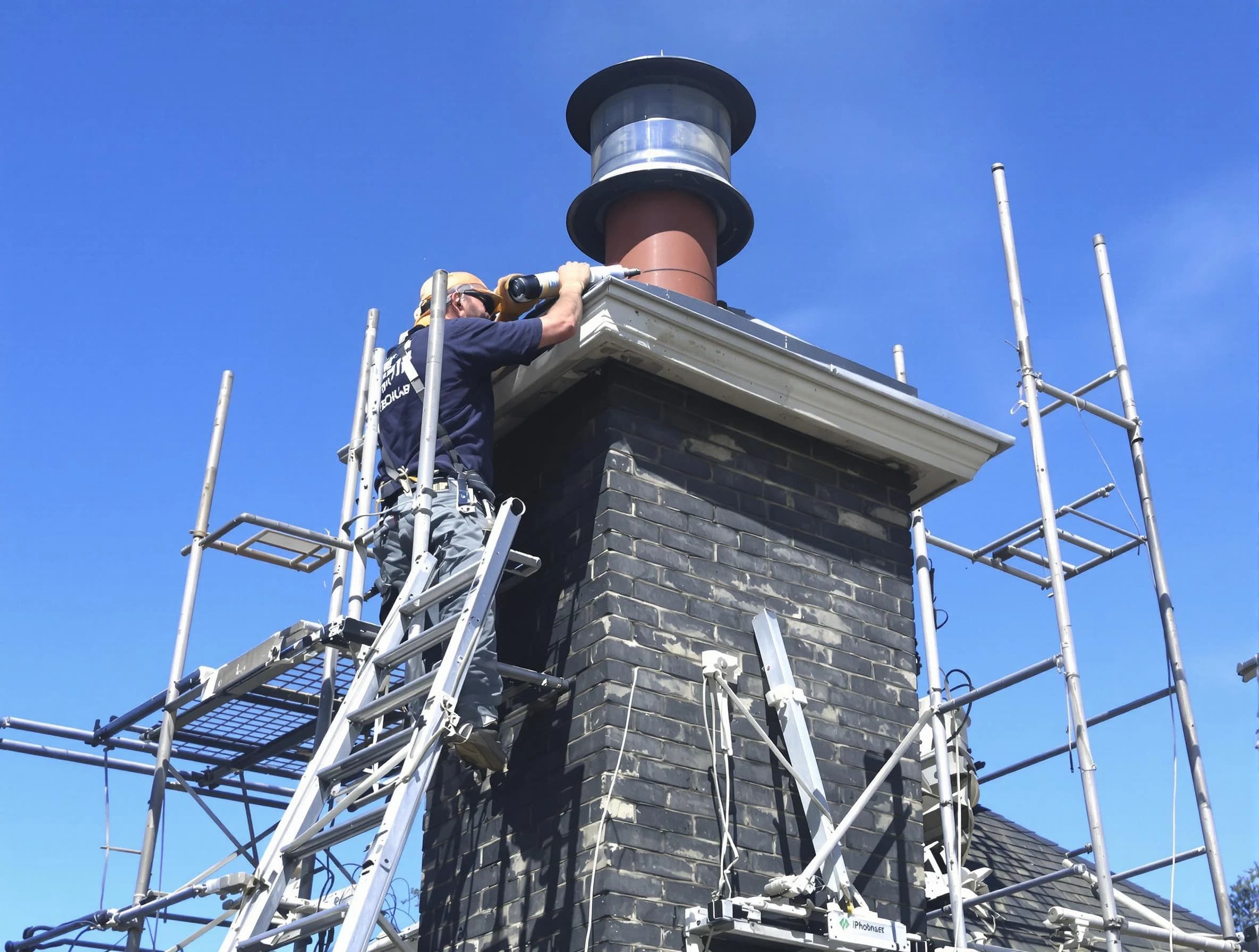 Sturdy chimney crown finished by Dickson Chimney Sweep in Dickson, TN