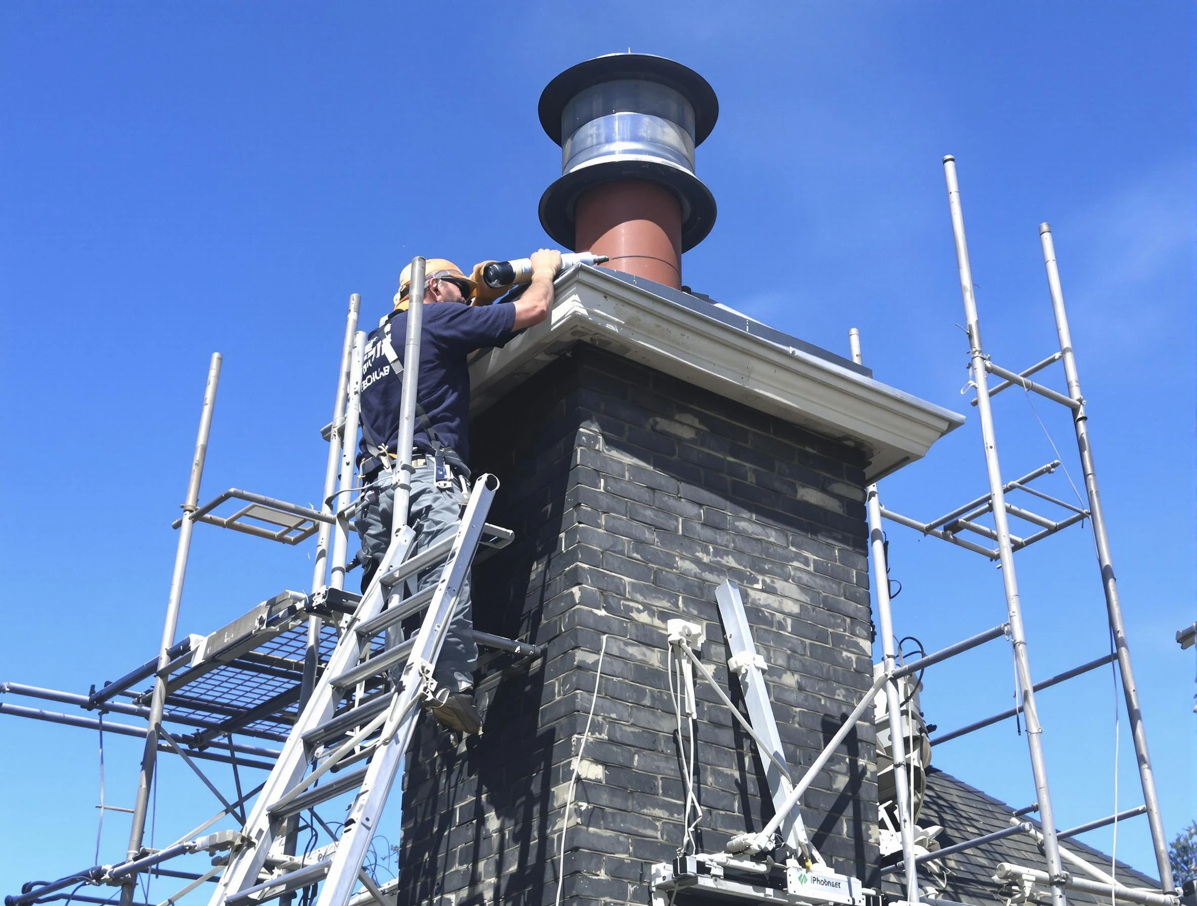 Sturdy chimney crown finished by Dickson Chimney Sweep in Dickson, TN
