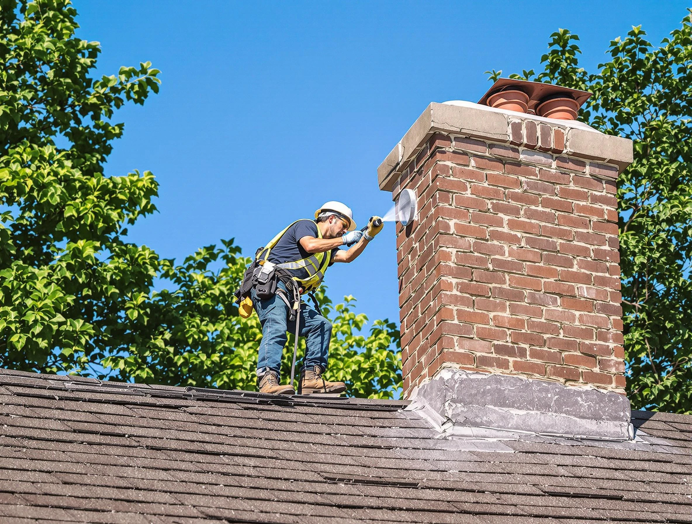 Dickson Chimney Sweep performing an inspection with advanced tools in Dickson, TN