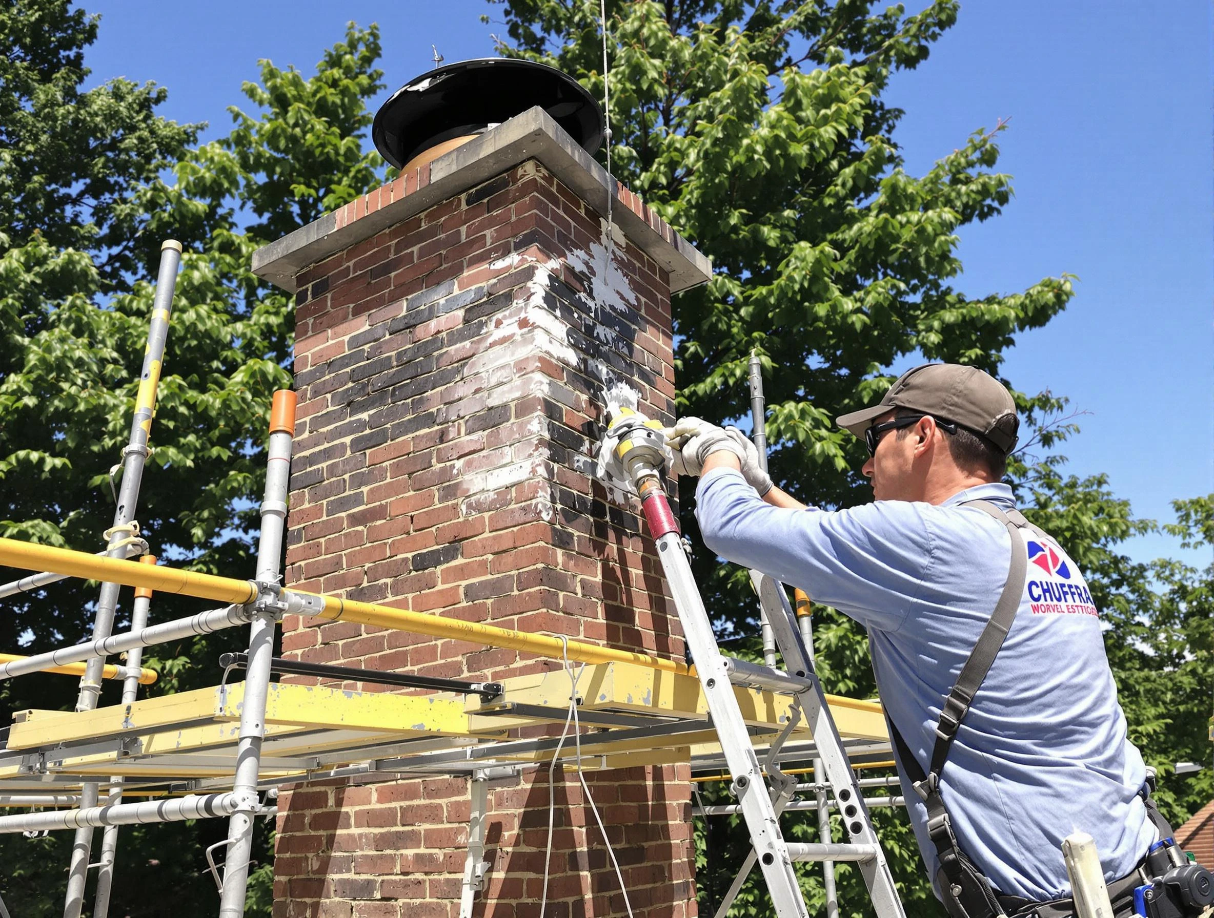Structural chimney repair by Dickson Chimney Sweep in Dickson, TN